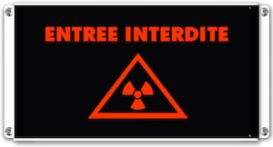 entrée interdite radiation