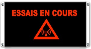 signalisation lumineuse essais en cours radio
