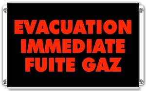 signalisation lumineuse evacuation immediate fuite gaz
