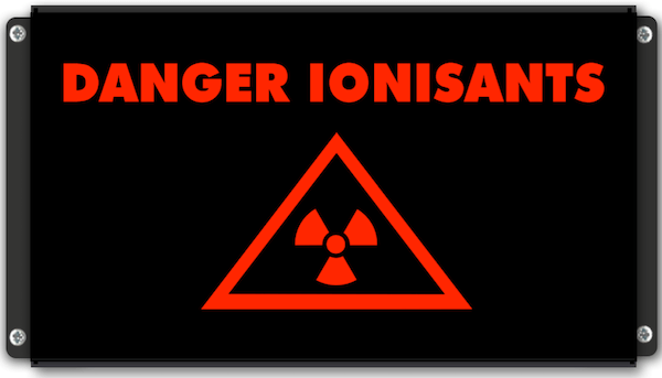 Signalisation lumineuse Danger ionisants avec pictogramme radiation