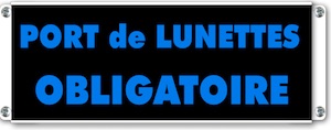 signalisation lumineuse port de lunette obligatoire
