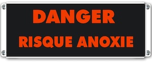 signalisation lumineuse Danger RIsque Anoxie