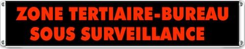 signalisation lumineuse zone tertiarie-bureau site sous surveillance